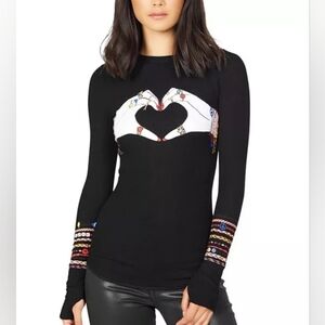 Lauren Moshi Friendship Love Top